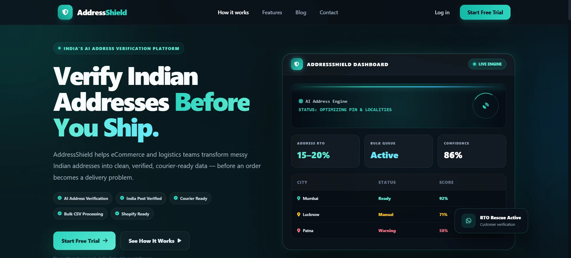 Open the portal and start your free trial